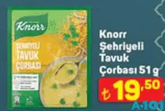 KNORR ŞEHRİYELİ TAVUK ÇORBASI 51 G